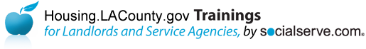 Housing.LACounty.gov Trainings